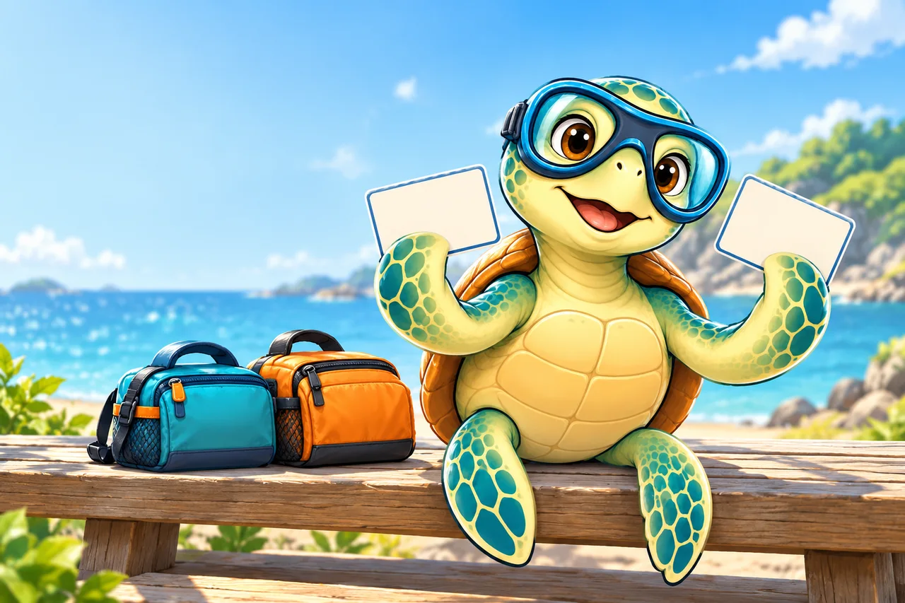 YouDive mascot illustration for The Australian Dive Buddy Checklist