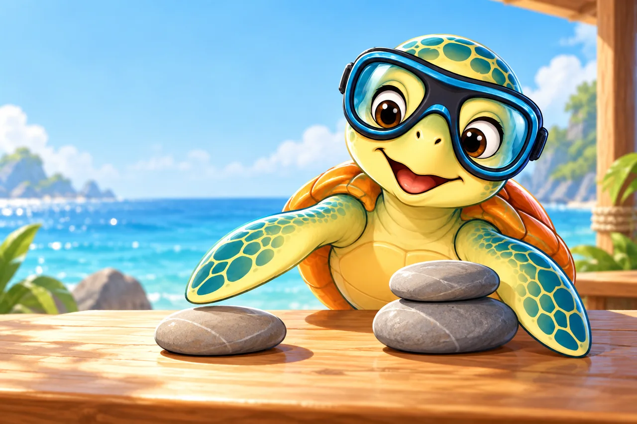 YouDive mascot illustration for Open Water vs Advanced Open Water
