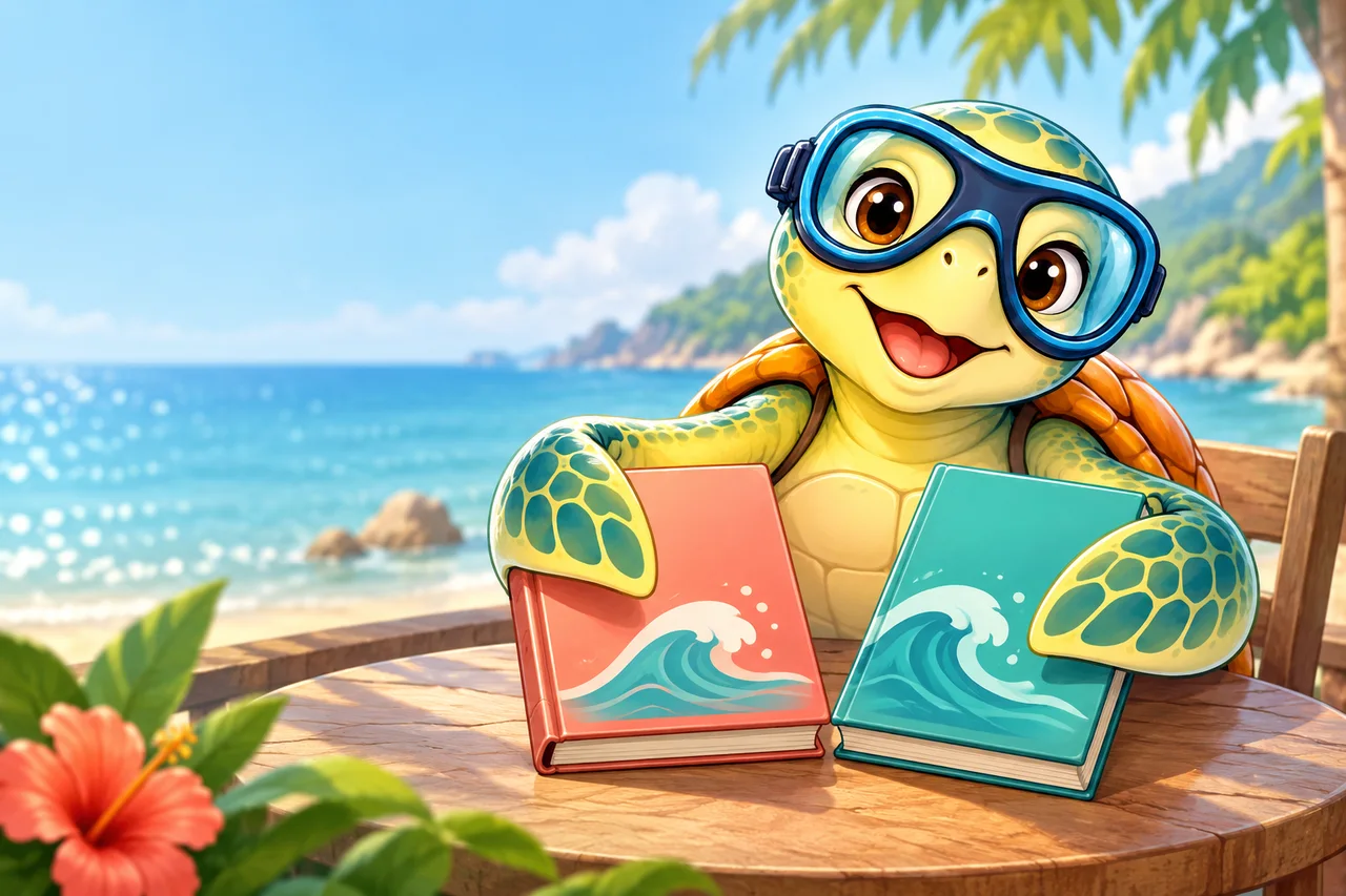 YouDive mascot illustration for PADI vs SSI